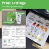 MECOLOUR Clear Sticker Paper Printable Vinyl for Inkjet Printer-100 Sheets