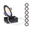 CLOUDY BAY Ultra Thin LED Recessed Ceiling Light,4 inch 3000K/
