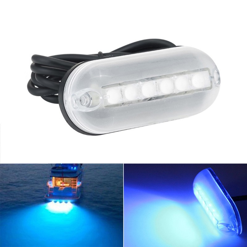 12V 6LED Boat Transom Lights LED Light for Lighting Swimming
