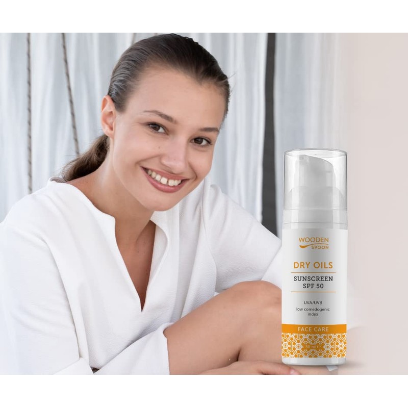 Organic Certified Sunscreen Facial Lotion - 50ml - 50 SPF