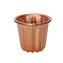 Canele Mold, Copper, Small, 1 Piece, Canele Mold, Container, Canele Baking Mold, Canelle Mold, Canele Mold (Diameter x Height) 2.1 x 1.9 inches (53 x 47 mm)