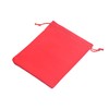 KONMAY 20pcs Small Velvet Drawstring Bags, Red 7.0x9.0cm Velevet Jewellery
