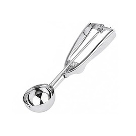 APS Scoop 22,7x6 cm Diameter x 1/16 L Stainless Steel, High Gloss with Stainless Steel Nib for Ice, Pürree, Rice, etc.
