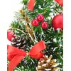 Christmas Concepts® 30cm (12") Frosted Christmas Tree With Red Decorations