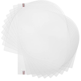 EFK-II Supply Face Shield Replacement Shields Clear Visors Face Ahie (50, Clear-Adjustable Face Shields)