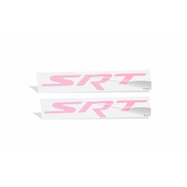 Reflective Concepts - SRT Badge Overlay Decal Stickers - Grille and Trunk - 2014 Charger SRT - (Color: Pink)