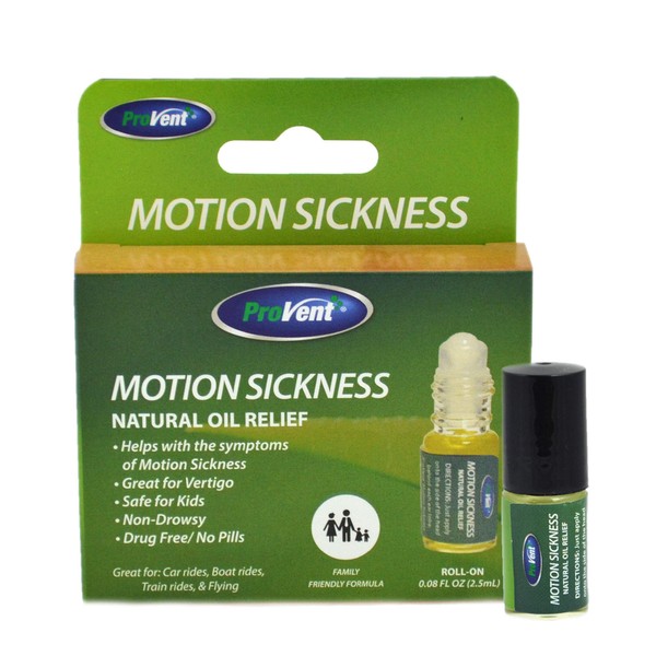Provent Motion Sickness Natural Relief Roll-On, 0.08 Fluid Ounce