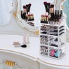 HBlife Makeup Organizer Acrylic Cosmetic Storage Drawers and Jewelry Display