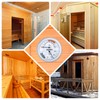 Tinoaly 2 in 1 Sauna Thermometer Hygrometer Fahrenheit Indoor Humidity