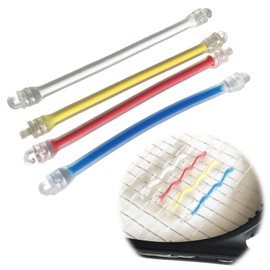 PAVIKE Tennis Racquet Vibration Stopper Pack of 4 Tennis Vibration Absorbing Vibration Anti-Vibration Tennis Ball Stops with Double Hooks and Hard to Fall Out Accessories