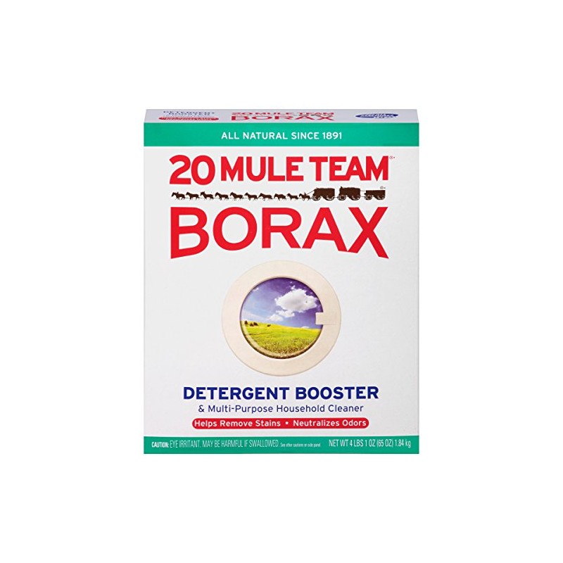 Borax 20 Mule Team Laundry Booster, Powder, 4 Pounds