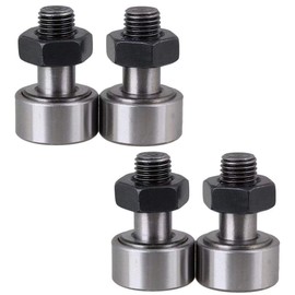Lheng CF12/KR30 Steel Cam Follower Bolt-type Needle Roller Bearing 4Pcs