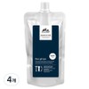 Manhurst Hypoallergenic Slightly Acidic Moisturizing Cica Shaving Gel Forte Refill, 250g, 4 Pieces / 맨허스트 저자극 미산성 보습 시카 쉐이빙 젤 포르테 리필, 250g, 4개
