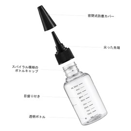 COHEALI 10Pcs Pointed Mouth Cosmetics Bottle Squeeze Empty Bottles Applicator Car Scratch Repair Paint Dispenser 50ml, C3417S40H0L9G75N