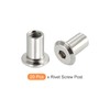 METALLIXITY 20pcs Rivet Hex Socket Head Nuts (M6x12mm) Nickel Plated