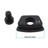 ECSiNG Golf Club Screw Counterweight Screw Ball Head Weight 14g