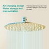 AULEEND All Metal Rain Shower Head - Heavy Duty Stainless