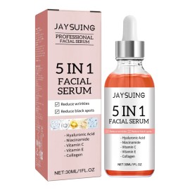 Sérum Facial 5 En 1 Jaysuing Con Ácido Hialurónico Y Vitamin