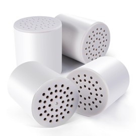 4 Pack 20 Stage Upgraded Shower Filter Replacement Cartridge, Universal Shower Filter for Hard Water, Removes 99% Chlorine and Chemicals, Universal Shower Filters Cartridge