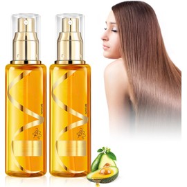 100ml Aceite Esencial de Tratamiento Capilar Hidratante, Aceite Para Cabello Sedoso Hidratante y Fortalecedor, Aceite Hidratante y Fortalecedor For El Cabello Sedoso Para Hombres y Mujeres (2pcs)