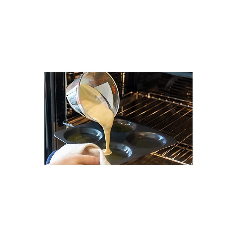 Mermaid Hard Anodised 4 Cups Yorkshire Pudding Tray - Made