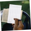 OHPHCALL 3sets Golf Supply Sports Exam Accessory Scorecards Competition Supply