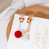 Christmas Earrings Cute Christmas Tree /Reindeer /Snowflake with Red Pom