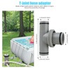 T-Piece Pool Hose Connector Diameter 32 mm to Diameter 38