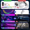 GPJYD 2 in 1 Acrylic Car LED Lights Interior, RGB