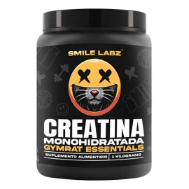 Creatina Monohidratada Smile Labz 1kg - 200 Servicios Sin Sabor                                                                                       