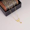 Bow Necklace Gold Necklace for Women Gold Bowknot Necklace Sparkly