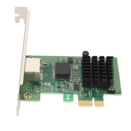 2.5GB PCIe Network Card, I226 T1 PCI E X1 Single Port 2.5G Ethernet Network Adapter, Single Port Gigabit Ethernet Server Adapter for 10/11 64 Bit, for Server