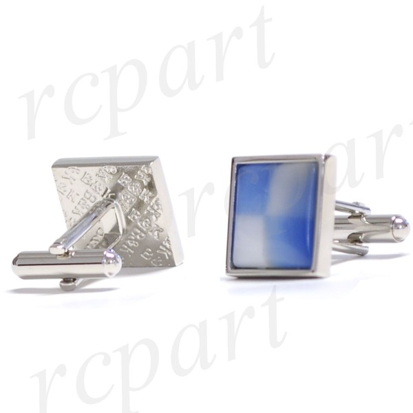 New Men's Cuff links Formal casual Party Prom Wedding light blue #27BE