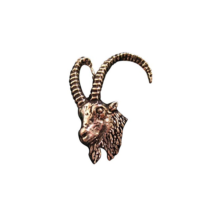Capricorn Lapel Pin for Hat or Lapel, Perfect for Hunting