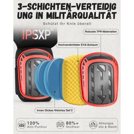IPSXP Professional Knee Pads (Red)