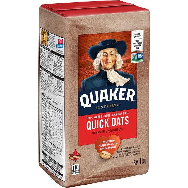 Standard Quaker Quick Oats 1 Kg/35.27oz