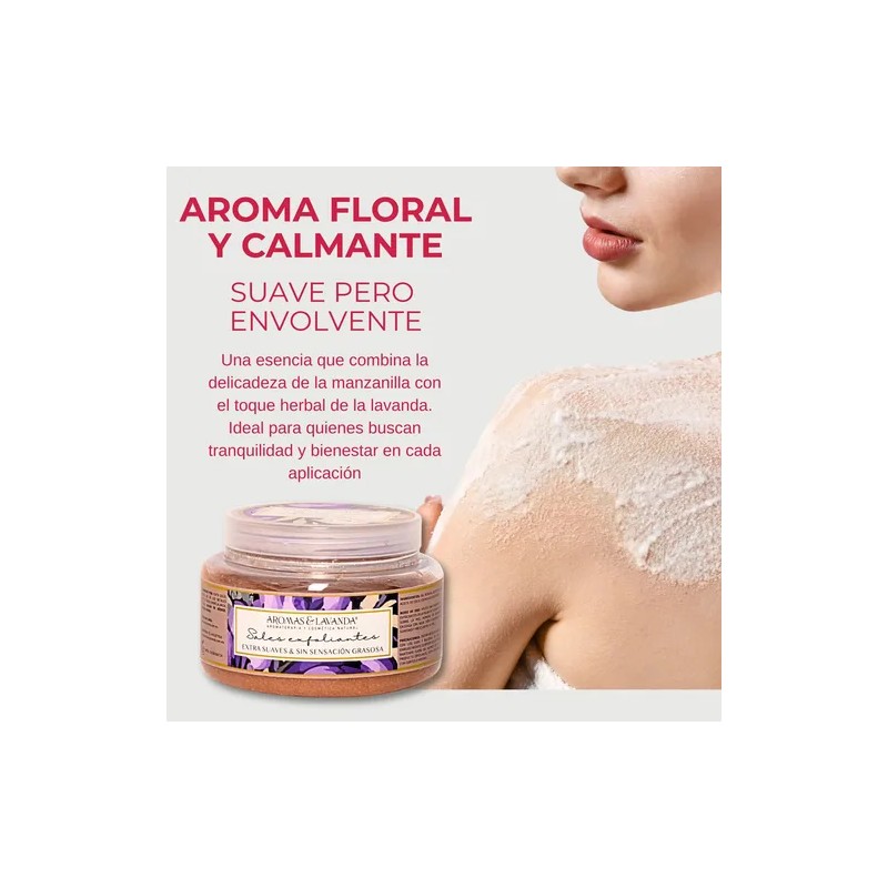 Exfoliante Corporal Sales Naturales Manzanilla Lavanda Suave