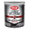 Krylon 2-Krylon Rust Tough Oil-Based Gloss Rust Control Enamel, Aluminum, 1 Qt.