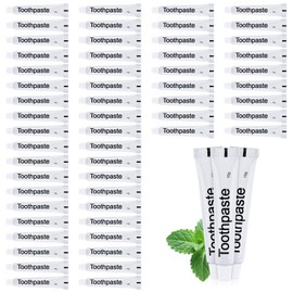 Travel Toothpaste Bulk, 10g/0.35oz White Disposable Toothpaste Suitable for Hotels, Camping, Guests, Homeless People, and Charitable Organizations (200-PACK)