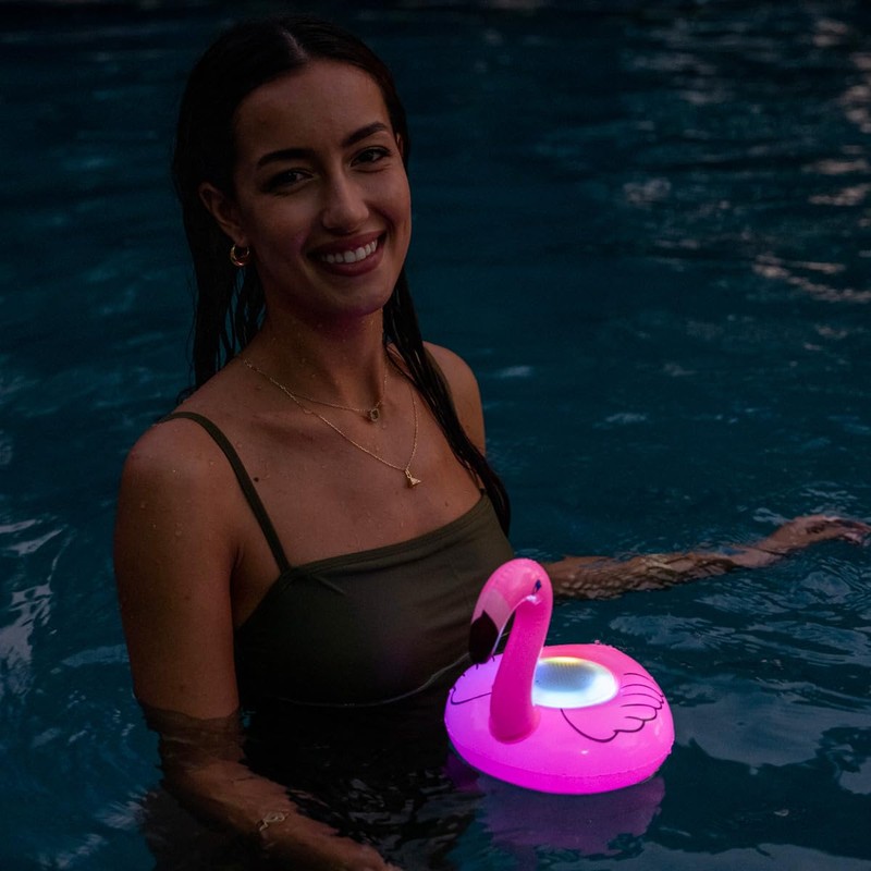 SoundCandy Floating LED Flamingo Speaker with Bluetooth