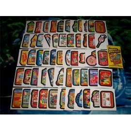2014 Wacky Packages Series 1 Complete 55 Sticker Card Set