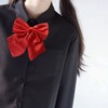 COTIM COYIN Ladies Adjustable Pre-tied Bow Tie Solid Color Bowties