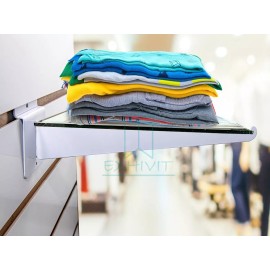 Exhivit Mensula Gancho Panel Ranurado Exhibipanel 30 Cms Paq 32p/eco