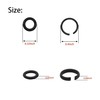 10 Sets of 3/8" Impact Wrench Retainer Rings with O-Ring,