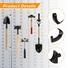 FIMXSD 9 pcs Storage Shed Hooks J U V-Shape Hangers