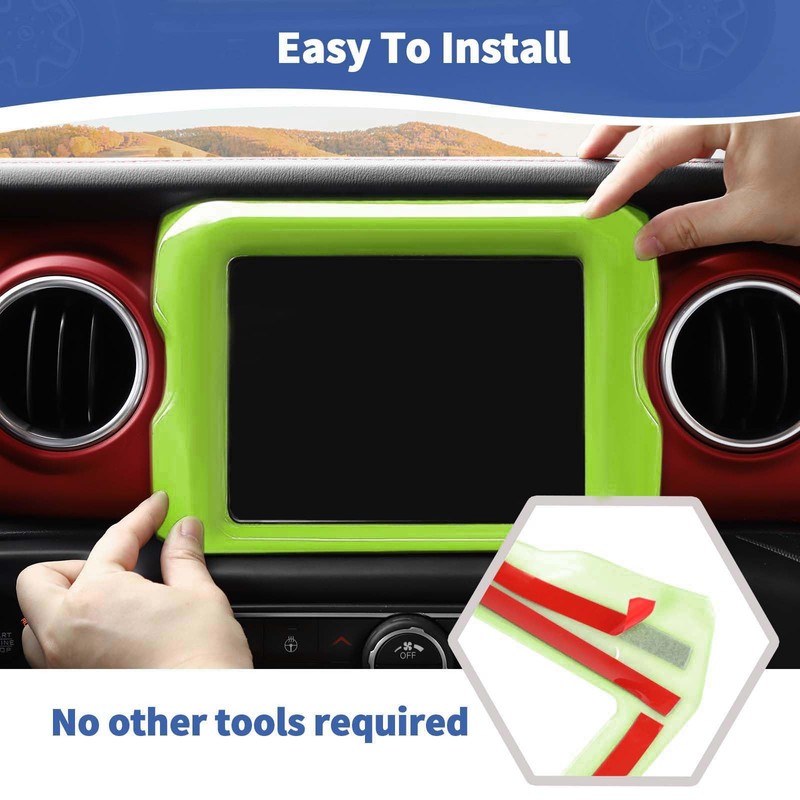 RT-TCZ Navigation Screen Panel Frame Trim Cover GPS Touch Decoration