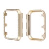 Gatuida 3pcs Square Diamond Aluminium Alloy Protective Case for Watch