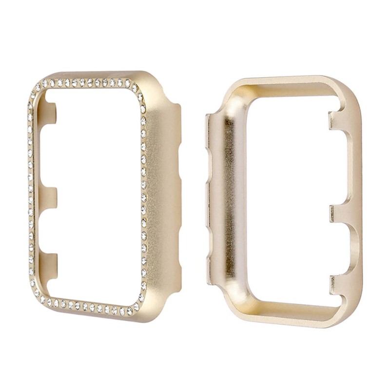 Gatuida 3pcs Square Diamond Aluminium Alloy Protective Case for Watch
