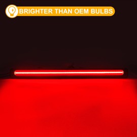 Full LED Tailgate Light Compatible with Ram 2500 3500 2006-2018 Rear Center Tailgate Light Brake Lamp