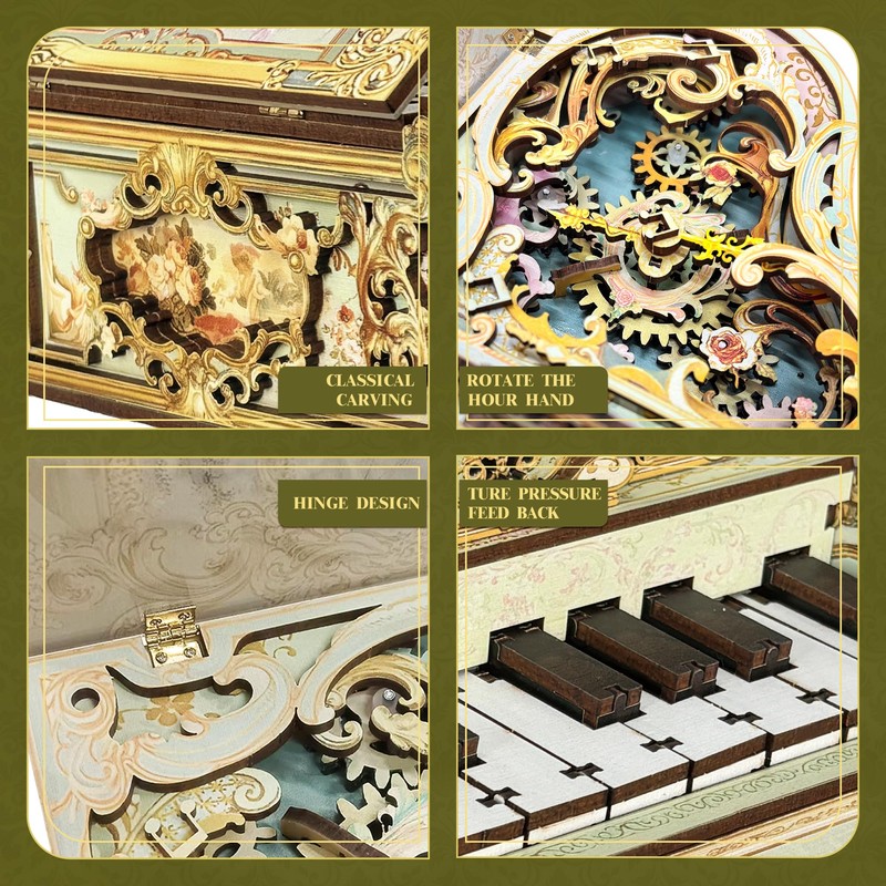 CUTEROOM 3D Wooden Piano